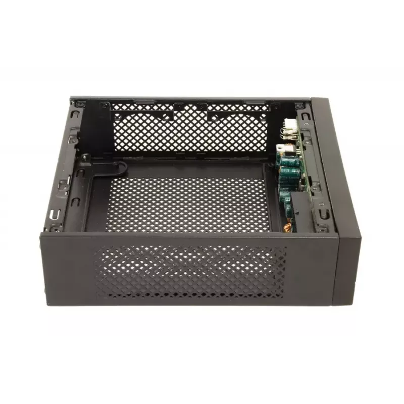 PC-kotelo CHIEFTEC IX-01B-OP Small Form Factor SFF Mini-ITX, 1×3,5 tuuman paikka, teräs, musta