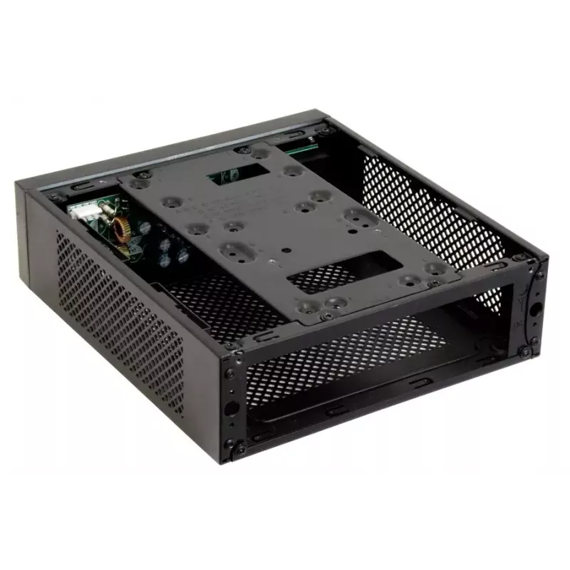 PC-kotelo CHIEFTEC IX-01B-OP Small Form Factor SFF Mini-ITX, 1×3,5 tuuman paikka, teräs, musta