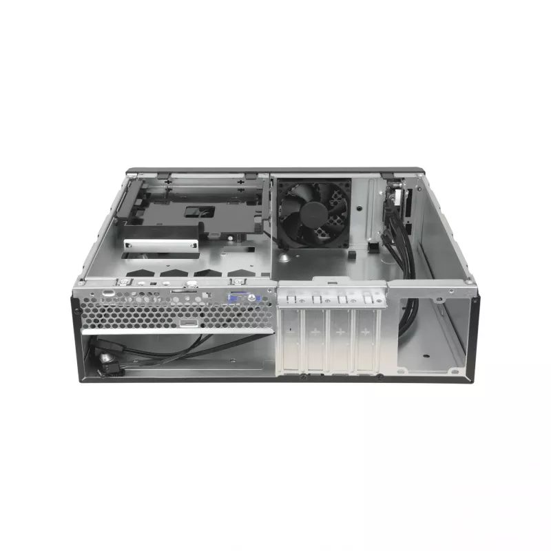 Chieftec UNI Series BE-10B-300 pienikokoinen tietokonekotelo, microATX/Mini-ITX, 300 W TFX -virtalähteellä, 2x USB 3.2 Gen 1, 2x USB 2.0, musta