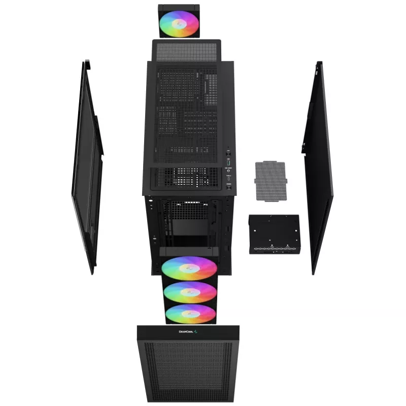 DEEPCOOL Ch560 Digital Midi Tower -kotelo - musta