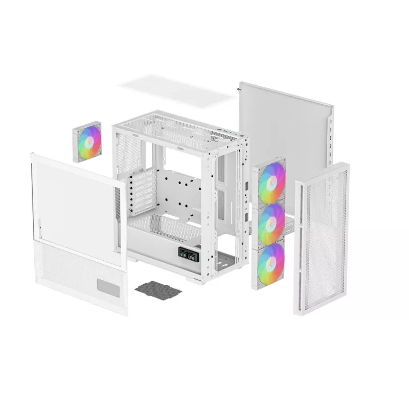 DEEPCOOL CH560 DIGITAL WH Midi Tower -kotelo - valkoinen