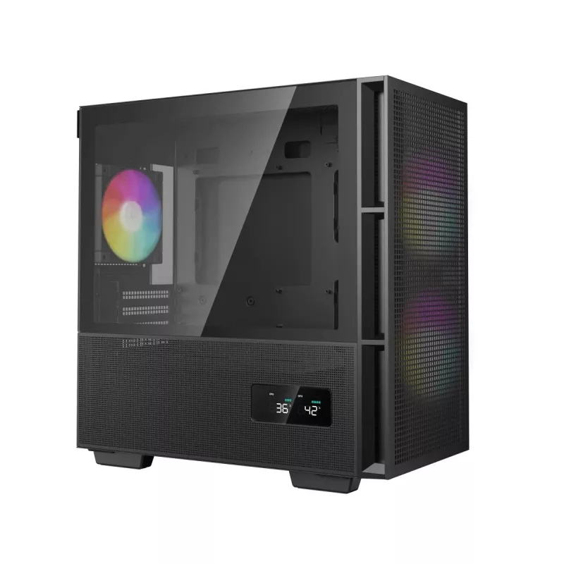 DEEPCOOL Ch360 Digital Micro Tower -kotelo – musta