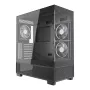 Tietokonekotelo GEMBIRD Fornax X550, ATX, musta