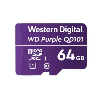 WESTERN DIGITAL WD Purple SC QD101 Ultra Endurance microSD-kortti 64 GB