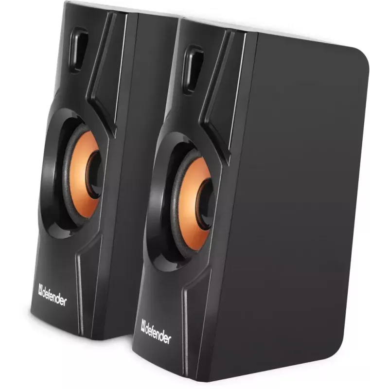 DEFENDER Aurora S8 langallinen pöytäkaiutin — 2.0, 8 W RMS, USB-virransyöttö, 3,5 mm, musta