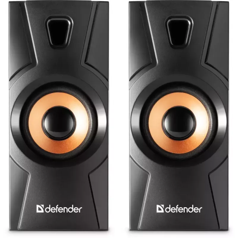 DEFENDER Aurora S8 langallinen pöytäkaiutin — 2.0, 8 W RMS, USB-virransyöttö, 3,5 mm, musta