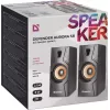 DEFENDER Aurora S8 langallinen pöytäkaiutin — 2.0, 8 W RMS, USB-virransyöttö, 3,5 mm, musta