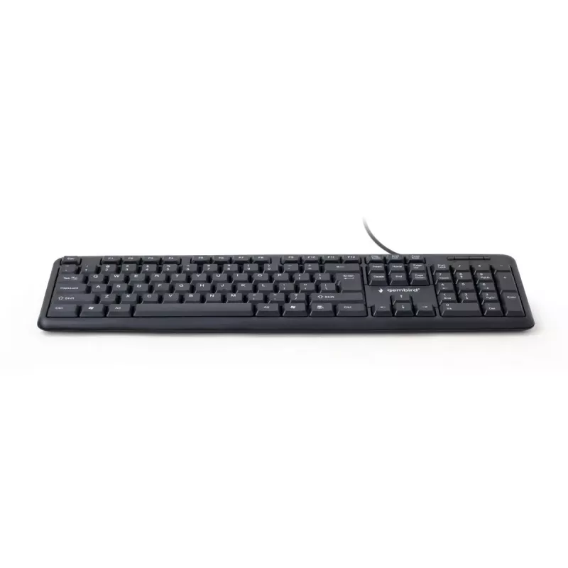 GEMBIRD KB-U-103 Standard - näppäimistö - langallinen USB - musta - Qwerty US/Int'l