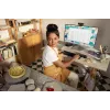 HP 350 kompakti monilaitteinen Bluetooth-näppäimistö, langaton, Bluetooth, mekaaninen, QWERTY, musta