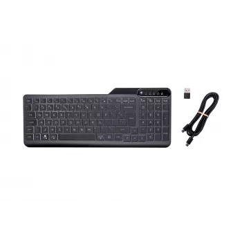 HP 400 taustavalaistu langallinen näppäimistö, täysikokoinen (100%), kaapeli, USB, mekaaninen, QWERTY, musta