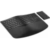 HP 965 ergonominen langaton näppäimistö, täysikokoinen (100%), langaton, RF Wireless + Bluetooth, kalvomalli, QWERTY, musta