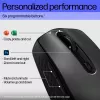 HP 690 ladattava langaton hiiri, molempikätinen, Bluetooth, 4000 DPI, musta