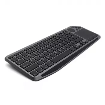Techly ICTB9801TB -näppäimistö universaali RF langaton + Bluetooth QWERTY US English musta