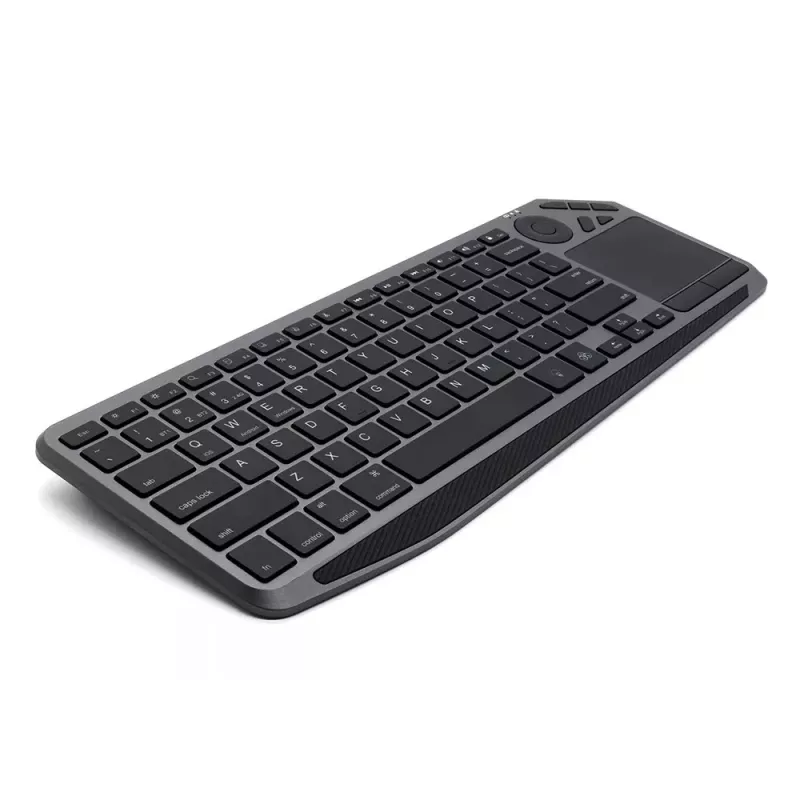 Techly ICTB9801TB -näppäimistö universaali RF langaton + Bluetooth QWERTY US English musta