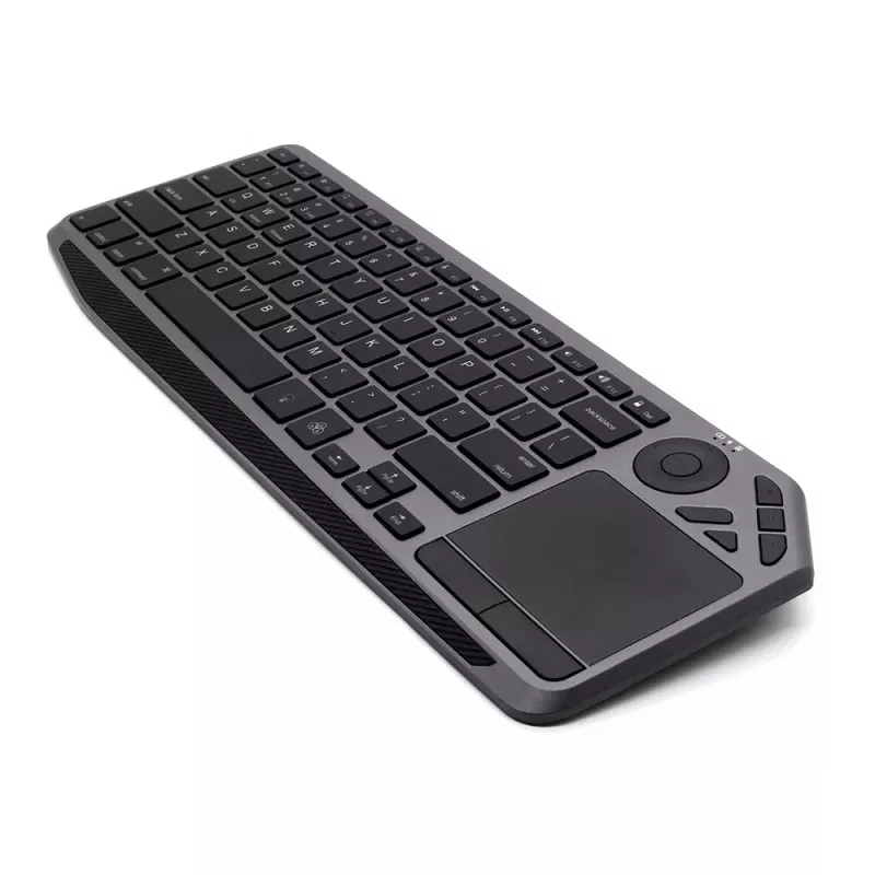Techly ICTB9801TB -näppäimistö universaali RF langaton + Bluetooth QWERTY US English musta