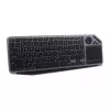 Techly ICTB9801TB -näppäimistö universaali RF langaton + Bluetooth QWERTY US English musta
