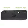 Techly ICTB9801TB -näppäimistö universaali RF langaton + Bluetooth QWERTY US English musta