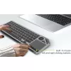 Techly ICTB9801TB -näppäimistö universaali RF langaton + Bluetooth QWERTY US English musta