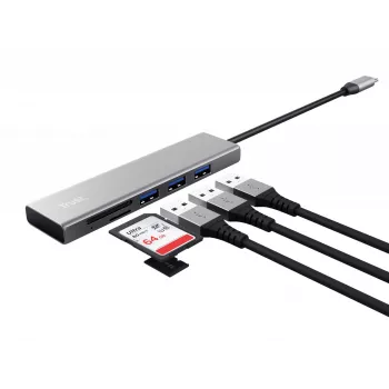 Trust Halyx USB 3.2 Gen 1 (3.1 Gen 1) Type-C 104 Mbit/s alumiini