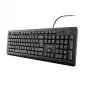 Trust 24651 langaton QWERTY US English näppäimistö, hopea