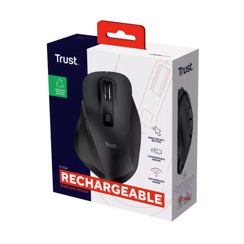 Trust Fyda langaton RF langaton + USB Type-A hiiri