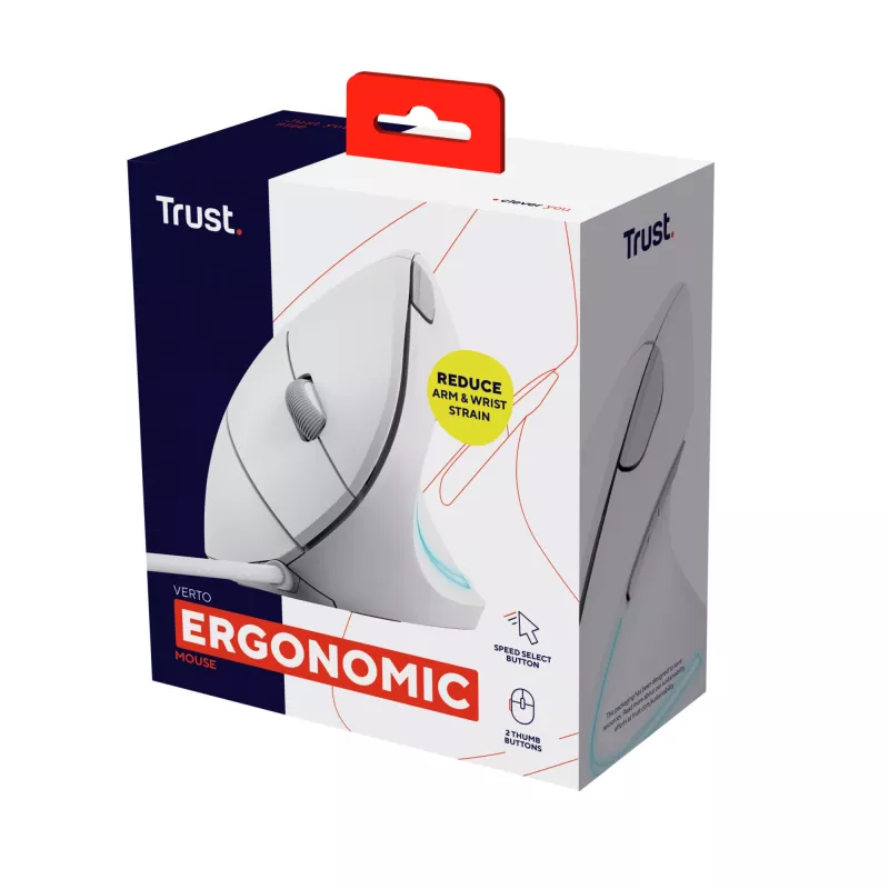 Trust Verto hiiri toimisto oikeakätinen USB Type-A optinen 1600 DPI