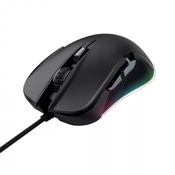 Trust GXT 922 YBAR pelihiiri oikeakätisille, USB Type-A, optinen, 7200 DPI