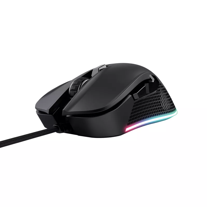 Trust GXT 922 YBAR pelihiiri oikeakätisille, USB Type-A, optinen, 7200 DPI