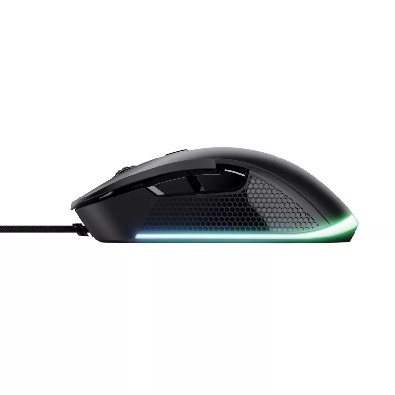 Trust GXT 922 YBAR pelihiiri oikeakätisille, USB Type-A, optinen, 7200 DPI
