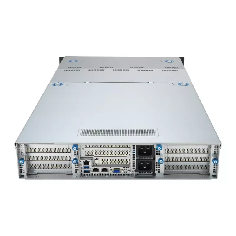 ASUS 90SF0251-M004X0 palvelinrunko Intel C741 rack (2U) musta, teräs