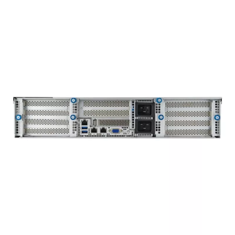 ASUS 90SF0251-M004X0 palvelinrunko Intel C741 rack (2U) musta, teräs