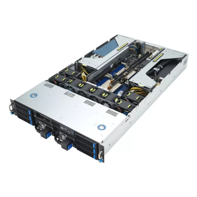 ASUS 90SF0251-M004X0 palvelinrunko Intel C741 rack (2U) musta, teräs