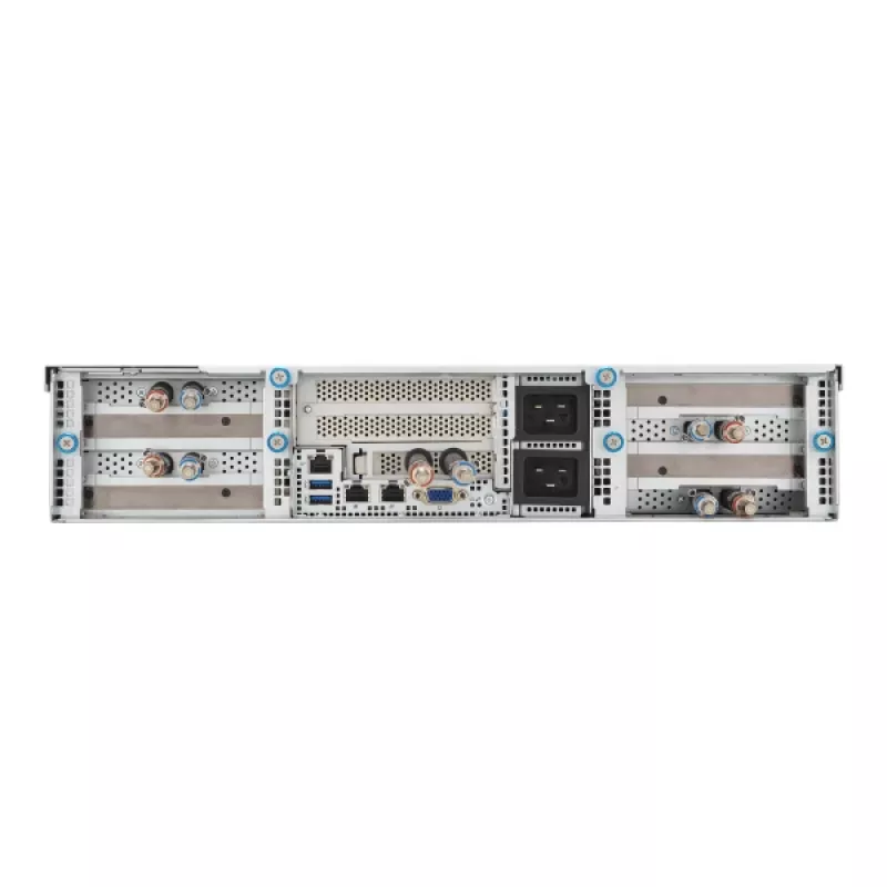 ASUS 90SF0251-M004X0 palvelinrunko Intel C741 rack (2U) musta, teräs