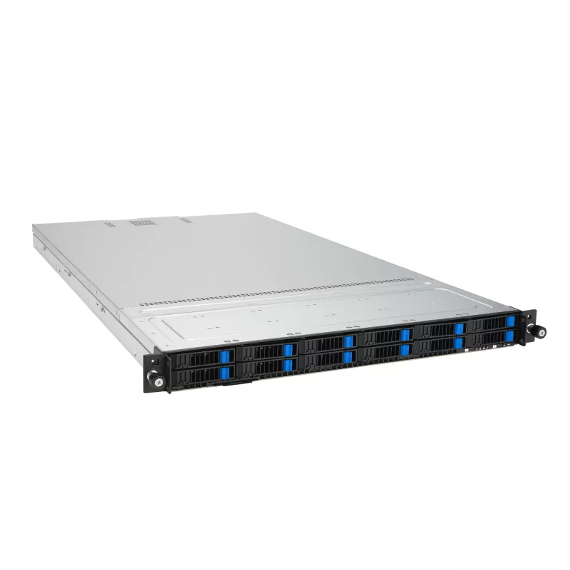ASUS RS700A-E12-RS12U kanta SP5 rack (1U) musta, teräs