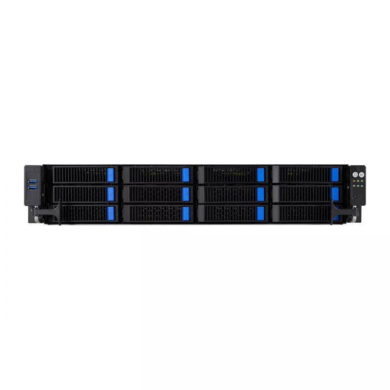 ASUS RS521A-E12-RS12U kanta SP5 rack (2U) musta, hopea