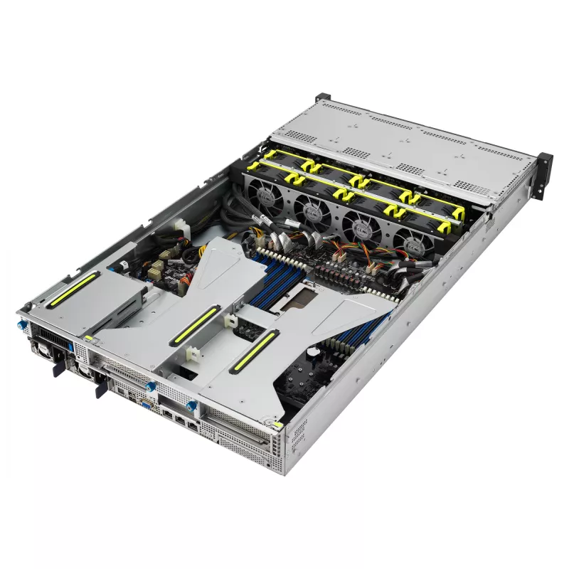 ASUS RS521A-E12-RS12U kanta SP5 rack (2U) musta, hopea