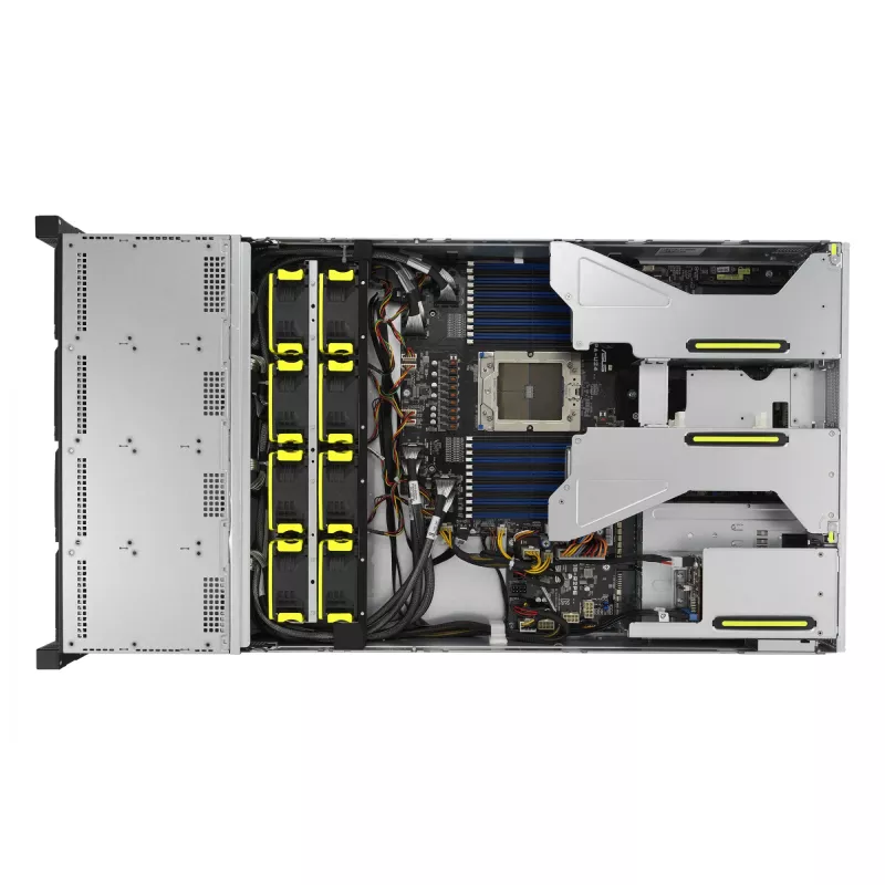 ASUS RS521A-E12-RS12U kanta SP5 rack (2U) musta, hopea