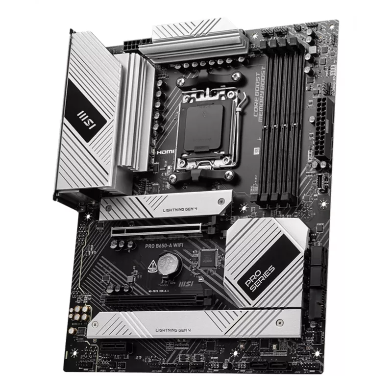 MSI PRO B650-A WIFI -emolevy AMD B650 kanta AM5 ATX