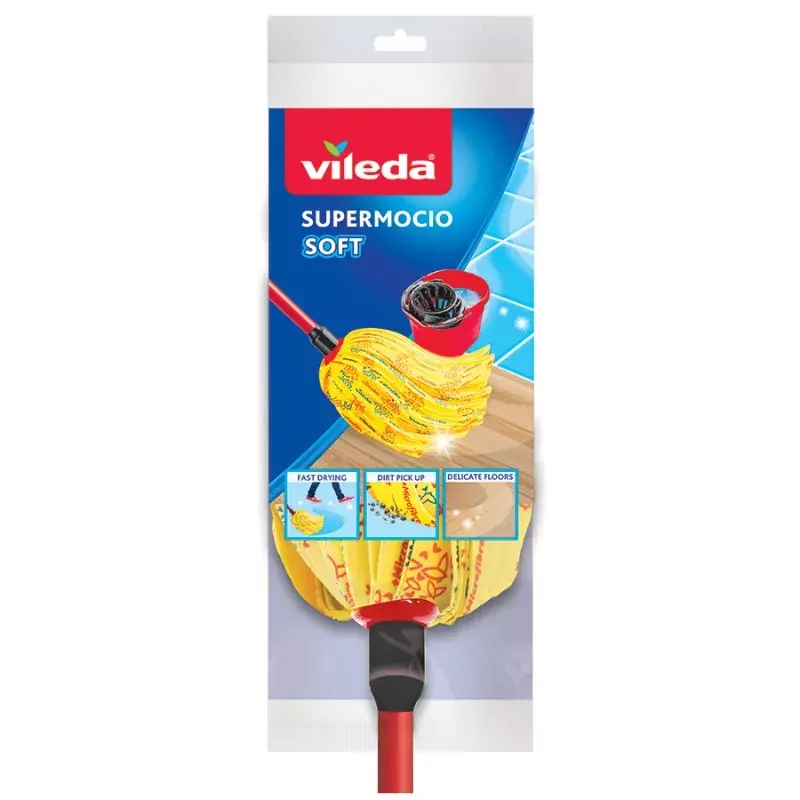 Moppiliina Vileda punainen keltainen