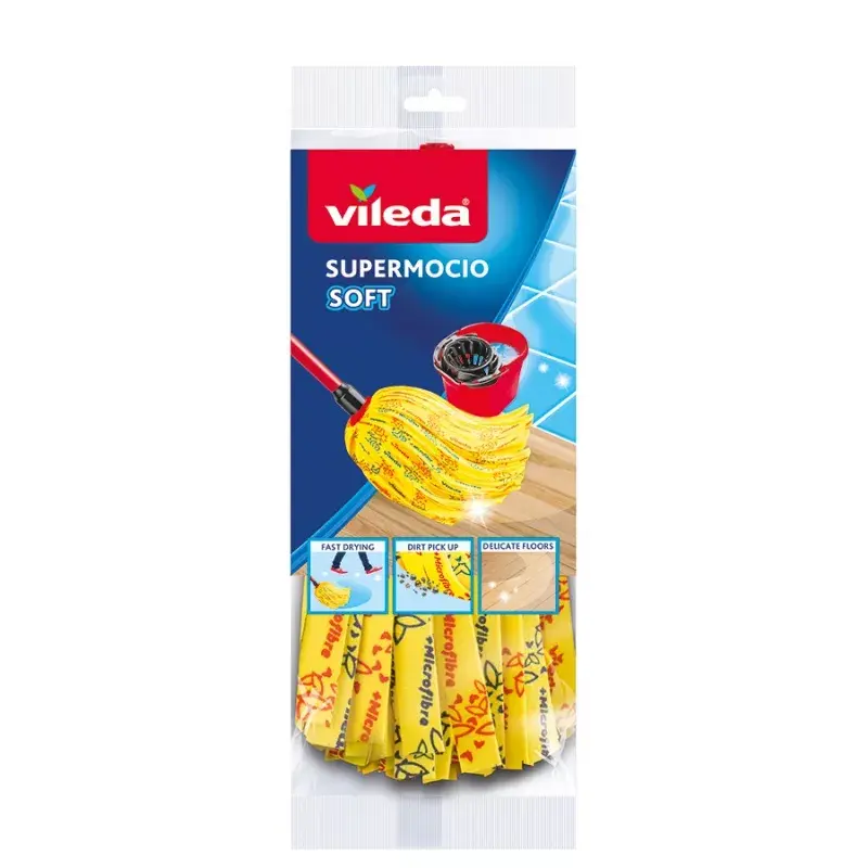 Moppiliina Vileda punainen keltainen