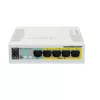 MIKROTIK RB260GSP - 4-porttinen Gigabit-kytkin + PoE