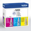 Yhteensopiva mustepatruunapakkaus Brother BT-5000C, 3 värin yhdistelmä (syaani, magenta, keltainen), 3 kpl, 48,8 ml, 5000 sivua