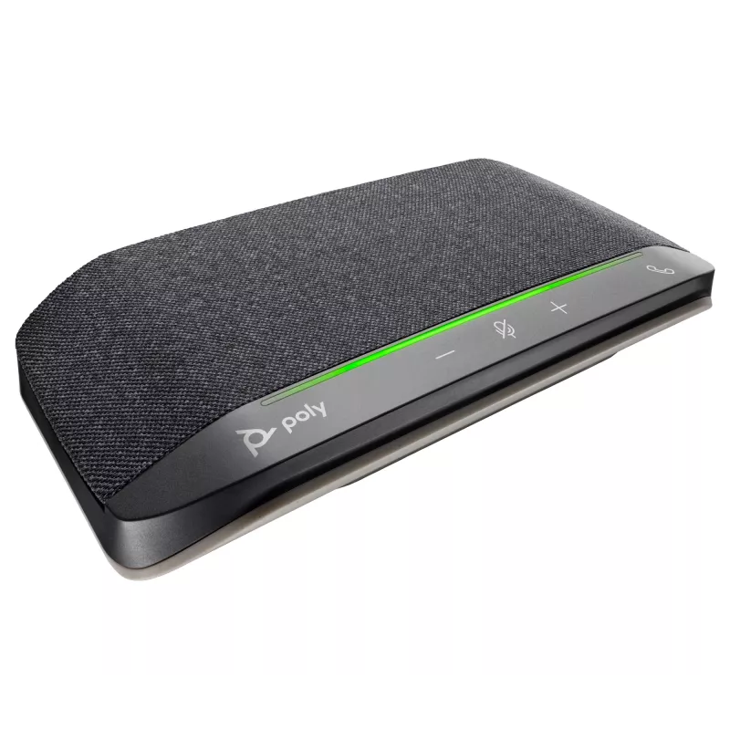 HP Poly Sync 10 kaiutin + USB-A–USB-C-kaapeli, PC, musta, 0,715 m, Windows 10, Windows 11, MacOS, 100–7800 Hz