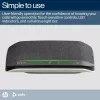 HP Poly Sync 10 kaiutin + USB-A–USB-C-kaapeli, PC, musta, 0,715 m, Windows 10, Windows 11, MacOS, 100–7800 Hz
