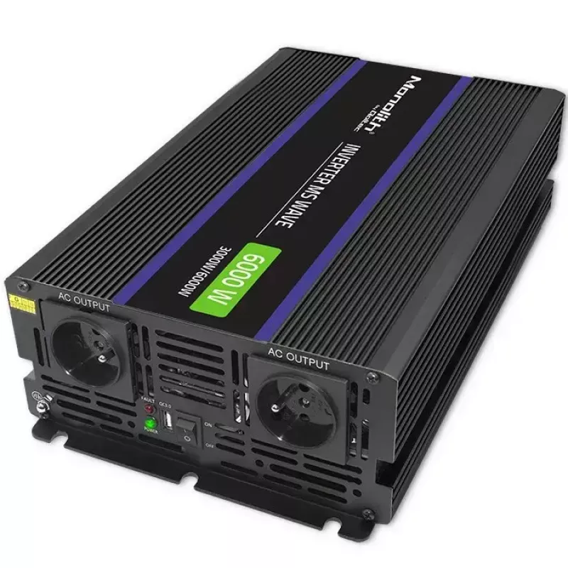 Vaihtosuuntaaja QOLTEC Monolith 6000 MS 12V–230V 6000W