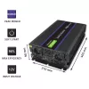 Vaihtosuuntaaja QOLTEC Monolith 6000 MS 12V–230V 6000W