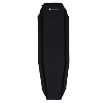 Makuualusta Volven itsestään täyttyvä Ultralight Plus musta – kevyt, kompakti retkeilymakuualusta
