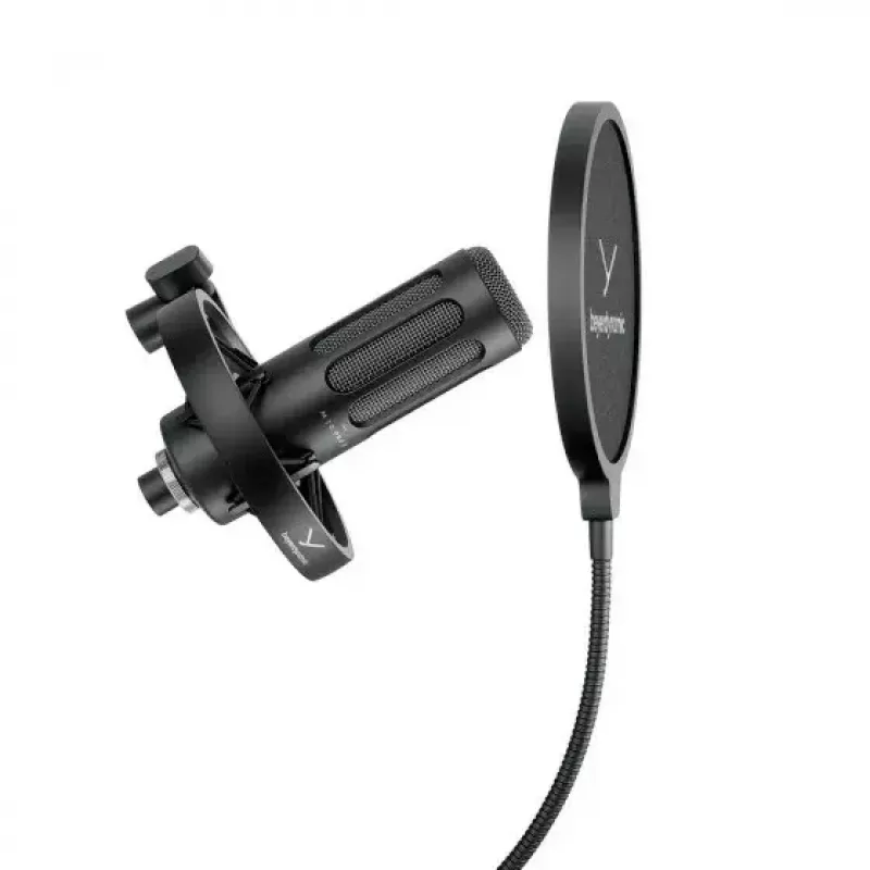 Dynaaminen broadcast-mikrofoni Beyerdynamic M 70 PRO X — johdollinen, puheeseen optimoitu taajuusvaste