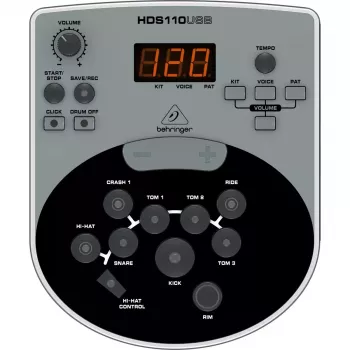 Elektroninen Behringer XD8USB musta USB-audioliitäntä
