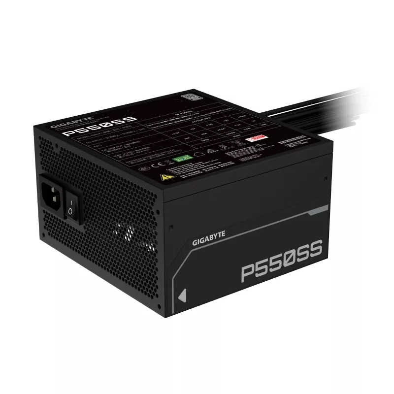 GIGABYTE P550SS virtalähde – PCIe 5.0, 80 PLUS Silver, 120mm GP-P650SS EU
